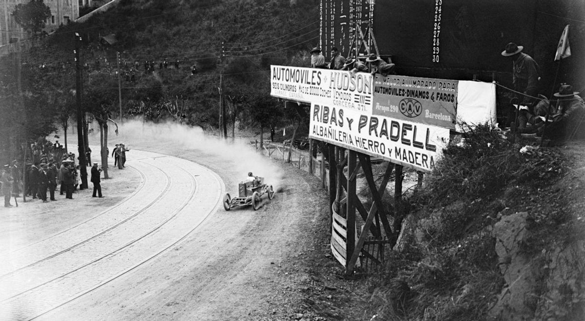 Copa Tibidabo amb participació dels vehicles Hispano-Suiza. | AFCEC