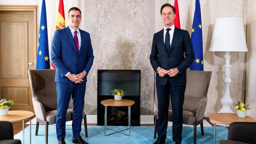 El acercamiento entre Sánchez y Rutte consolida a España y Países Bajos como un nuevo eje en la UE