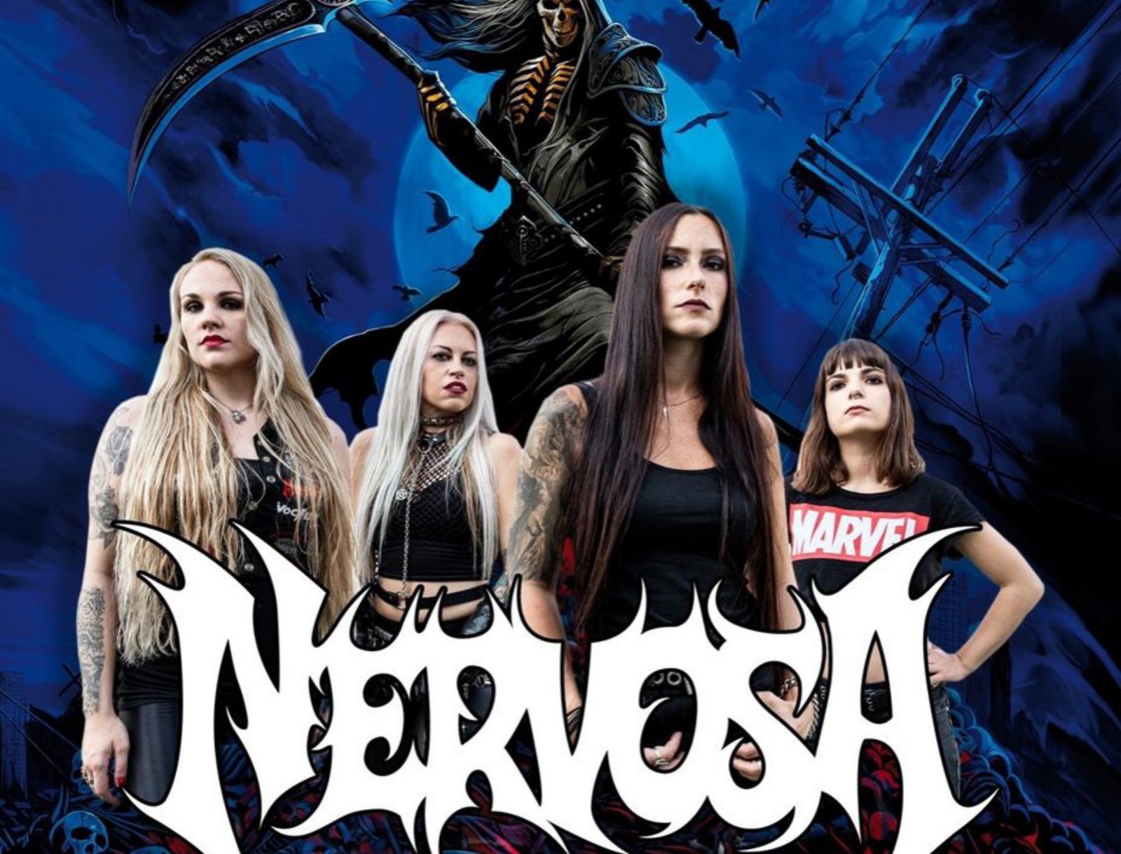«Nervosa», banda femenina brasileña