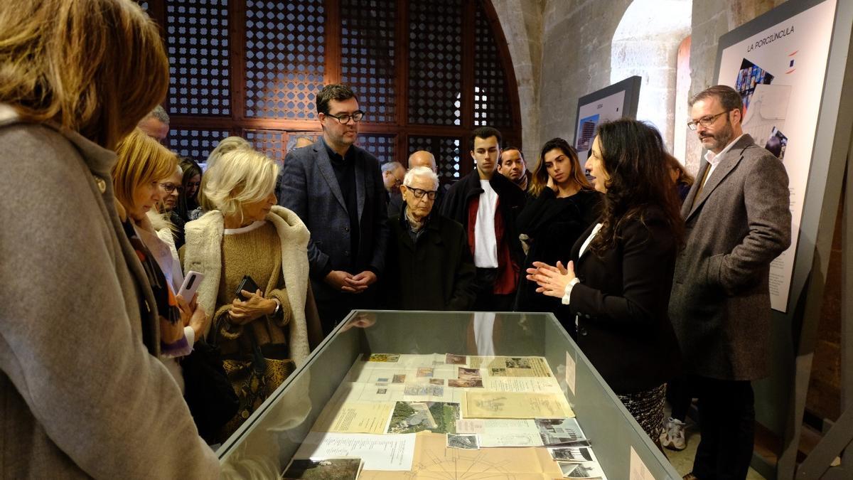 Inauguración de la exposición sobre el arquitecto Ferragut Pou en el Castillo de Bellver