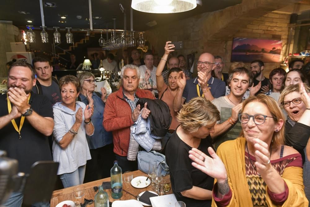 Celebració de Marc Aloy després de la victòria a l