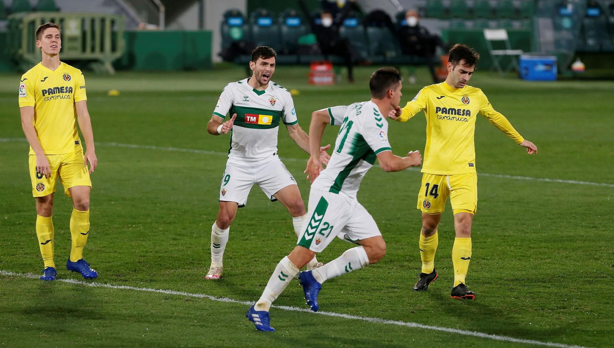 Elche CF - Villarreal, las imágenes del partido