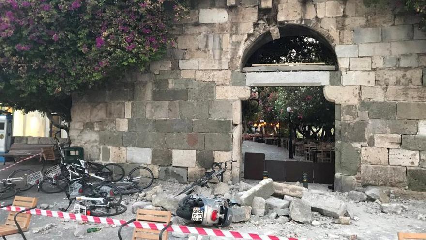 Dos turistas muertos en un terremoto en la isla griega de Kos