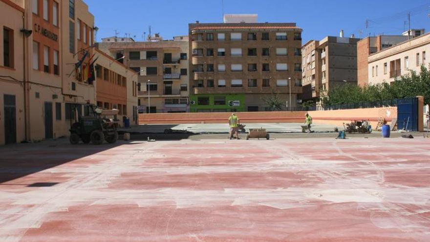 Almassora culmina las obras del patio del colegio Embajador Beltrá