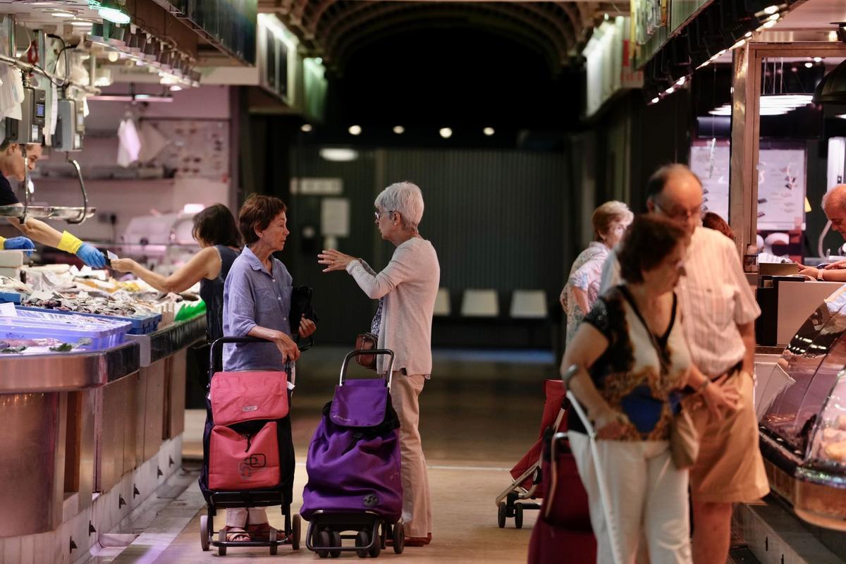 El mercado de la Sagrada Família, abierto de nuevo al público