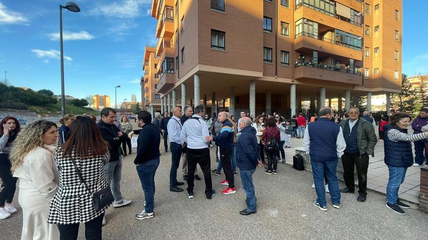 Concentración diaria en La Vaguada de Zamora para parar las obras del aparcamiento