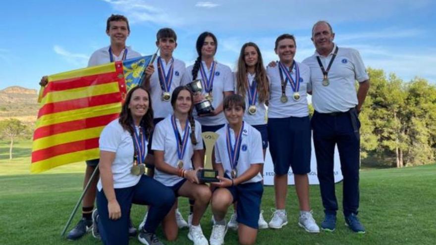 Oro de la selección valenciana de golf