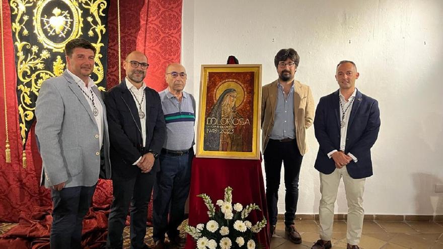 La hermandad de la Virgen de los Dolores de El Carpio presenta el cartel de su 75 aniversario