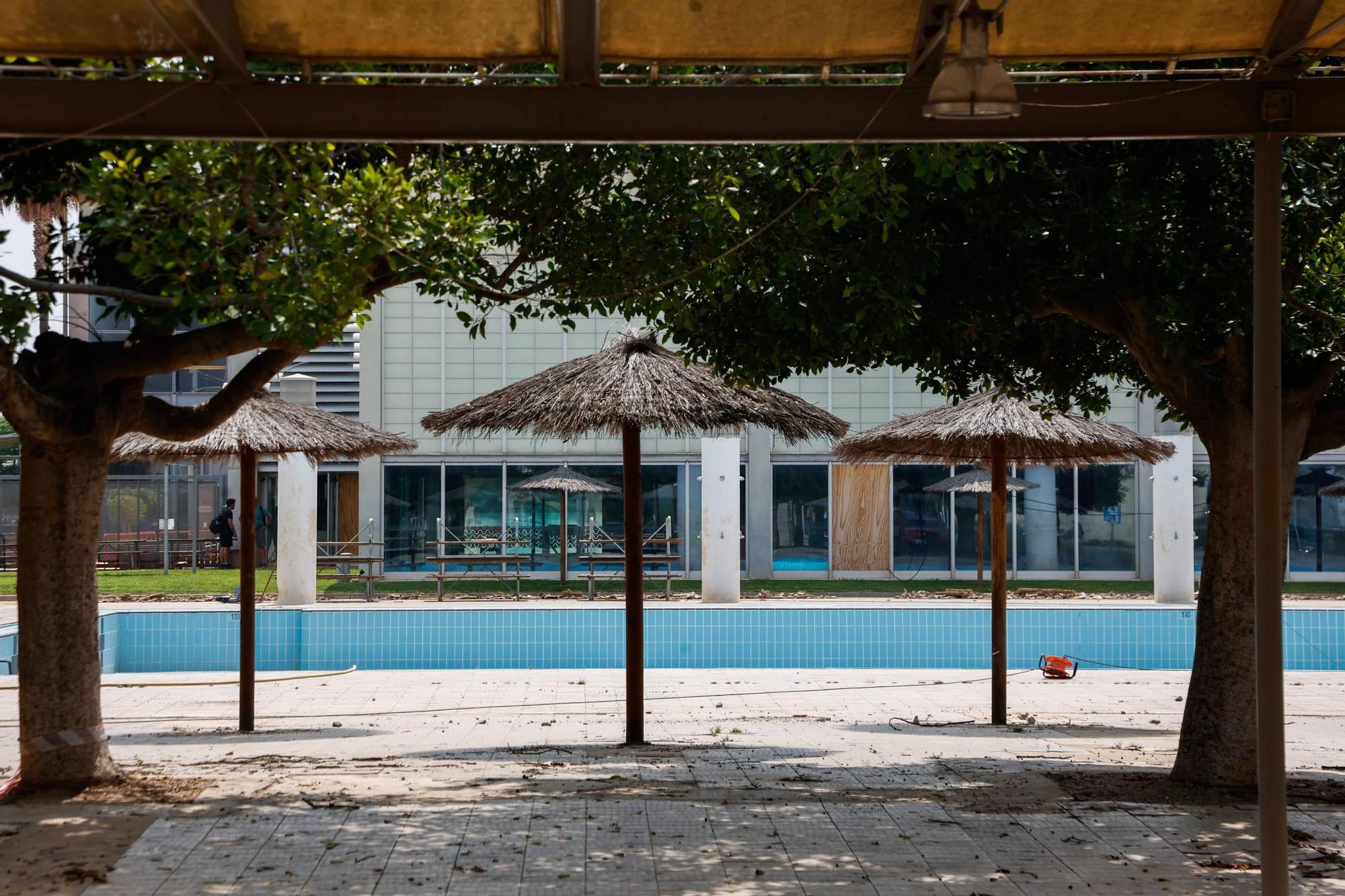Piscinas de verano en los municipios de l'Horta Sud afectados por la dana