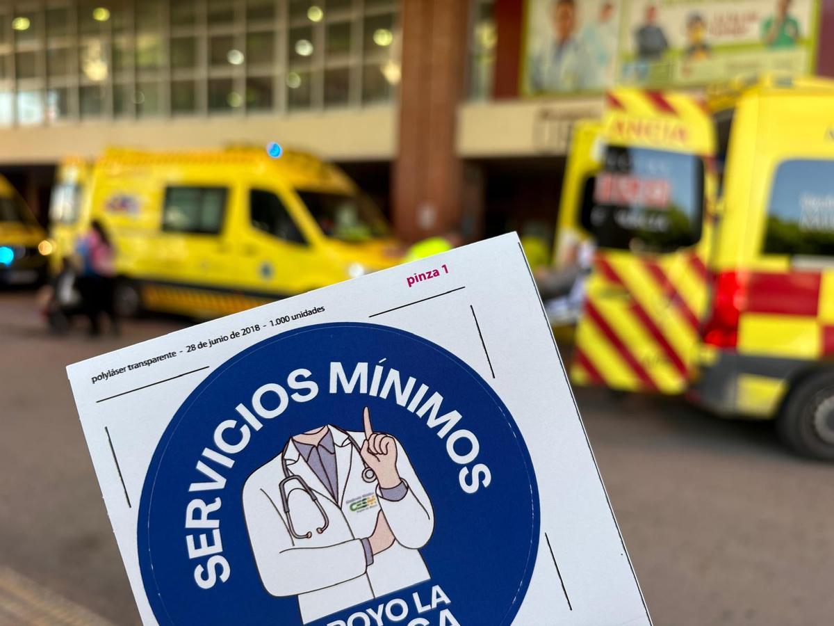 Más de 6.000 médicos de la Región de Murcia están llamados a secundar desde este lunes una nueva huelga contra el Estatuto Marco del Ministerio de Sanidad