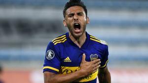 Eduardo el Toto Salvio en su etapa con el Boca Juniors