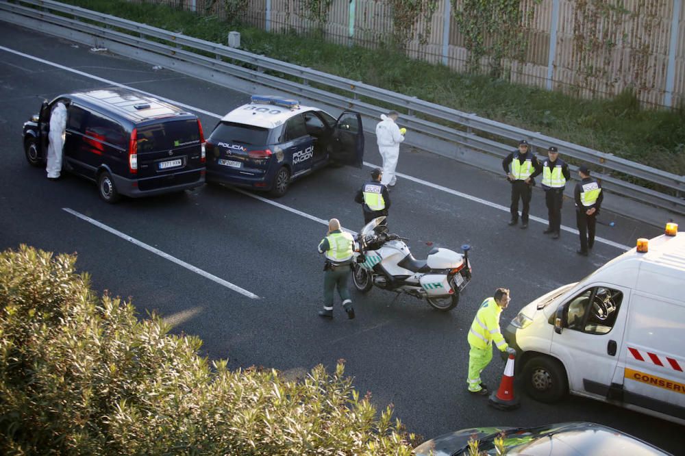 Muere un joven de 22 años tras precipitarse desde un puente a la Vía de Cintura