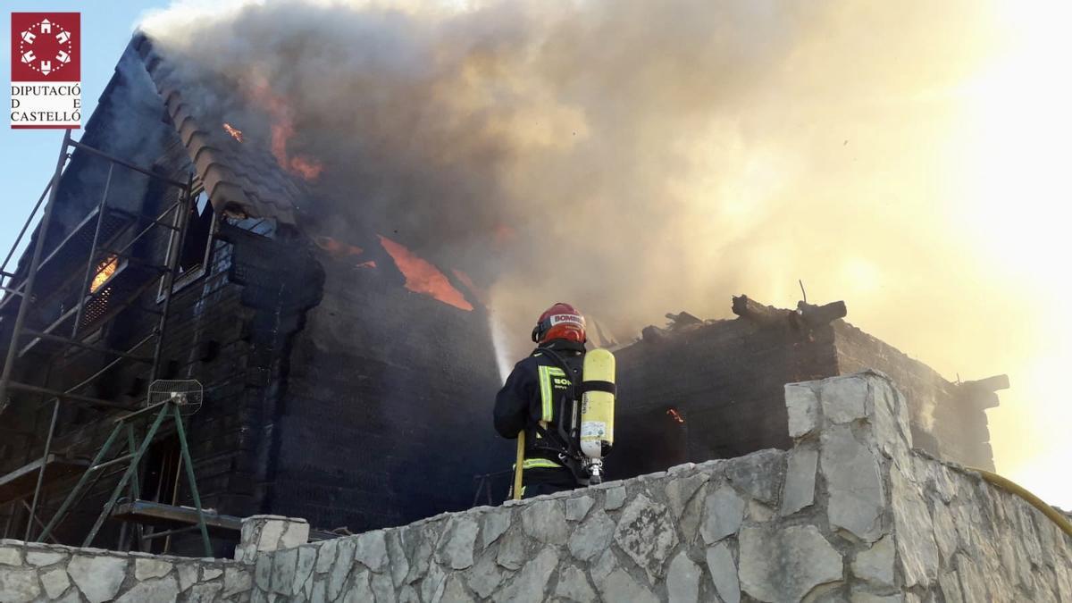 Espectacular imagen del fuego.