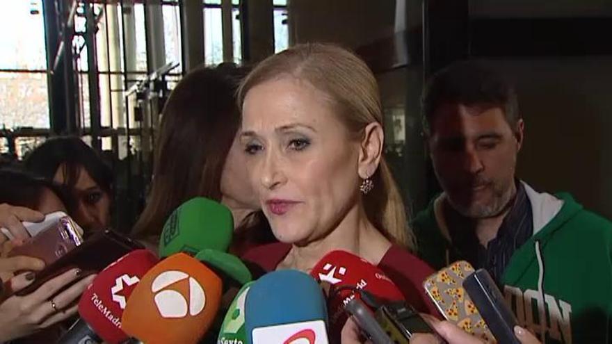 Cifuentes: "Que lo lleven a la Fiscalía es una buena noticia"