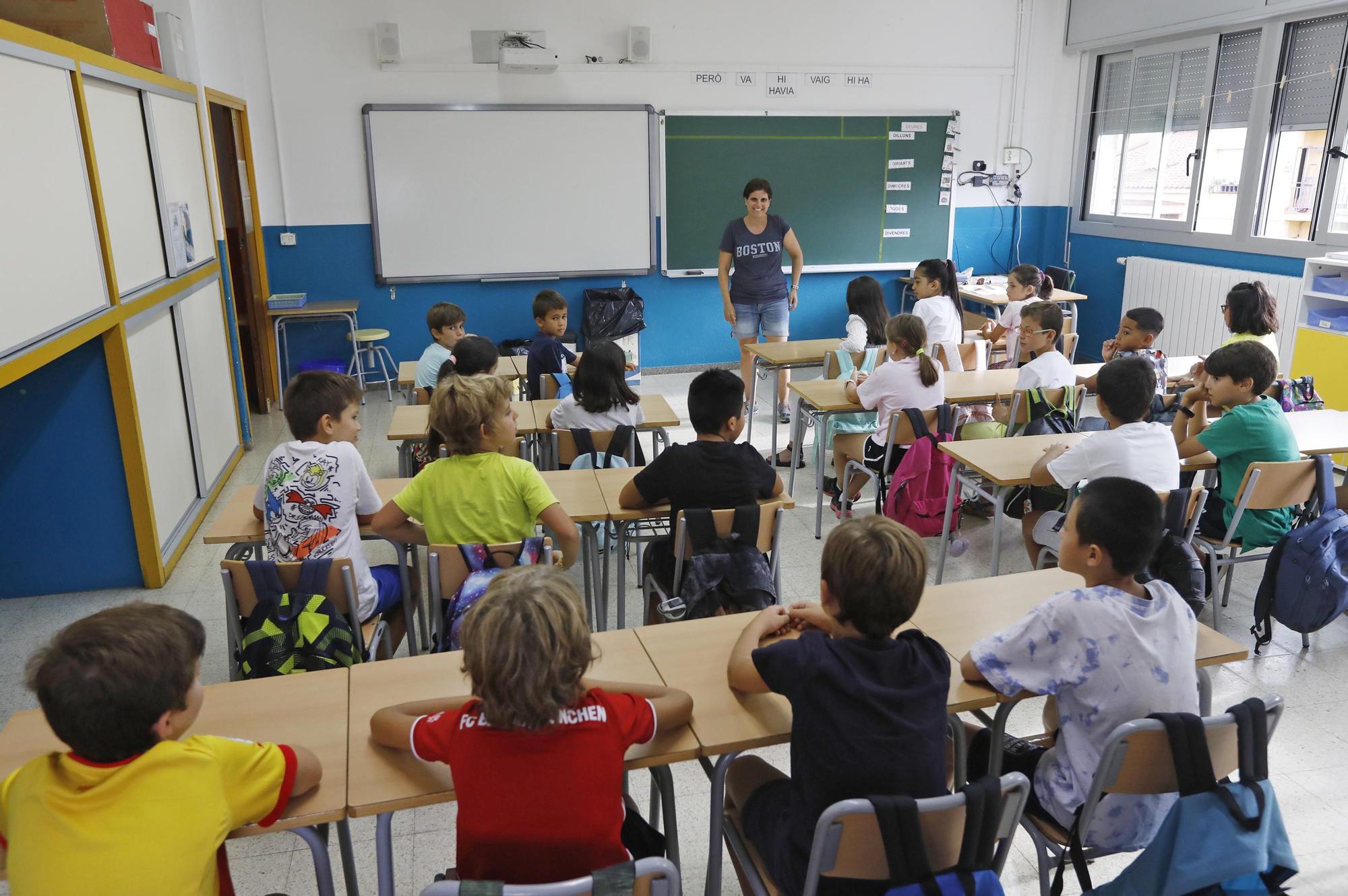 Inici del curs escolar a Girona