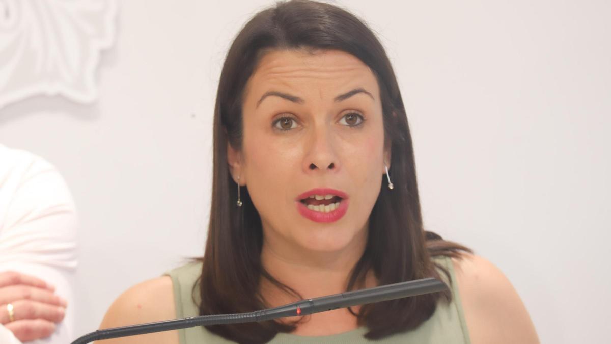 La portavoz del PSOE de Orihuela, Carolina Gracia
