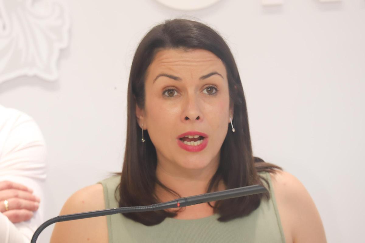 La portavoz del PSOE de Orihuela, Carolina Gracia