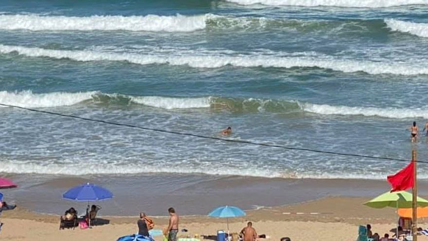 Una playa de Guardamar del Segura, Alicante.