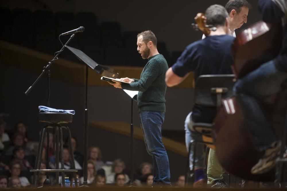 Ensayo de ''El Mesías'' en el Palacio de la Ópera