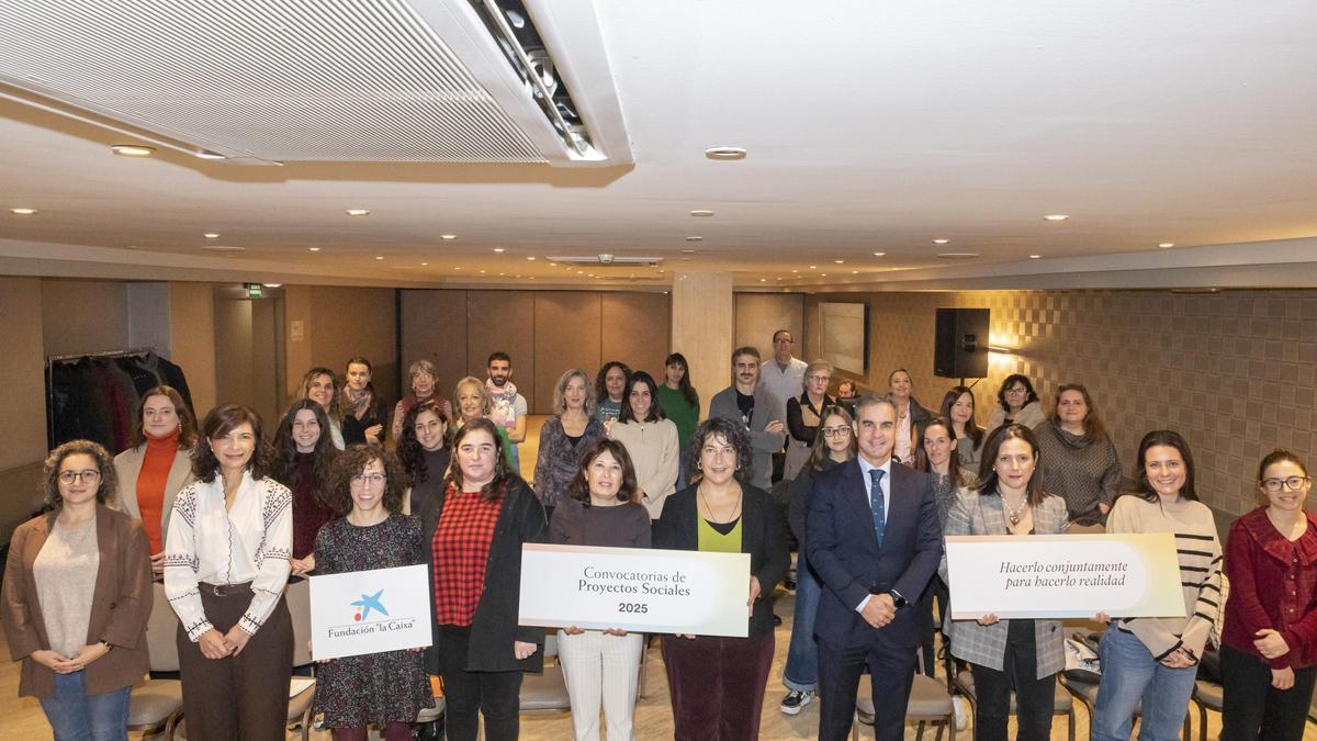 Un momento del acto de resolución de convocatorias.