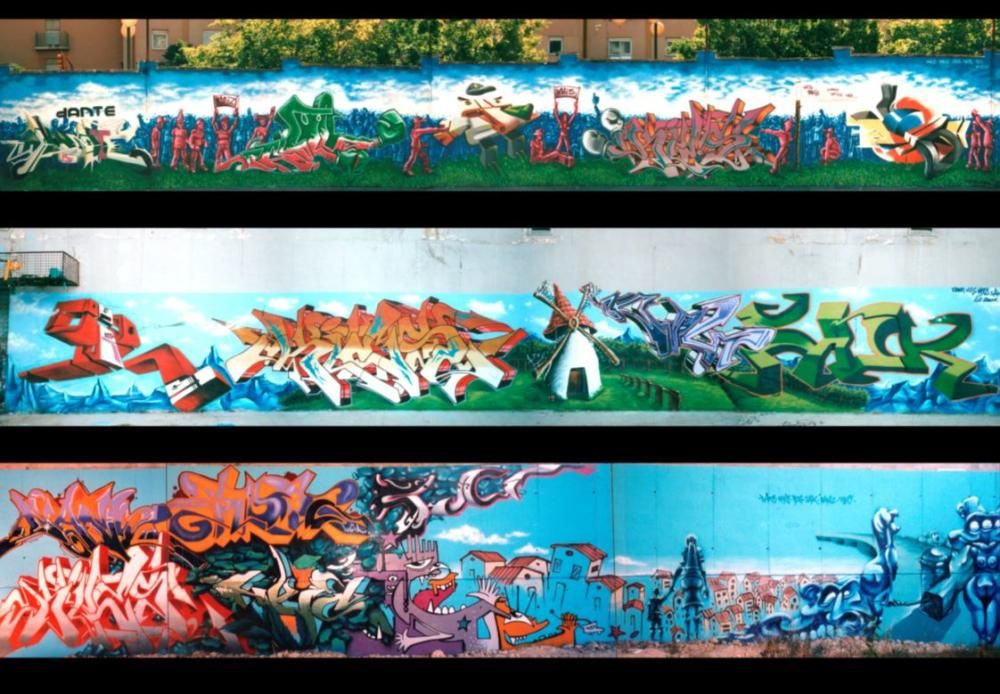 Murales realizados entre 2001 y 2003