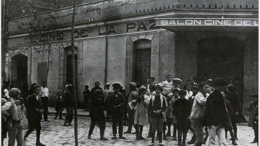 Imagen del céntrico cine La Paz, escenario de una tragedia en el año 1918.