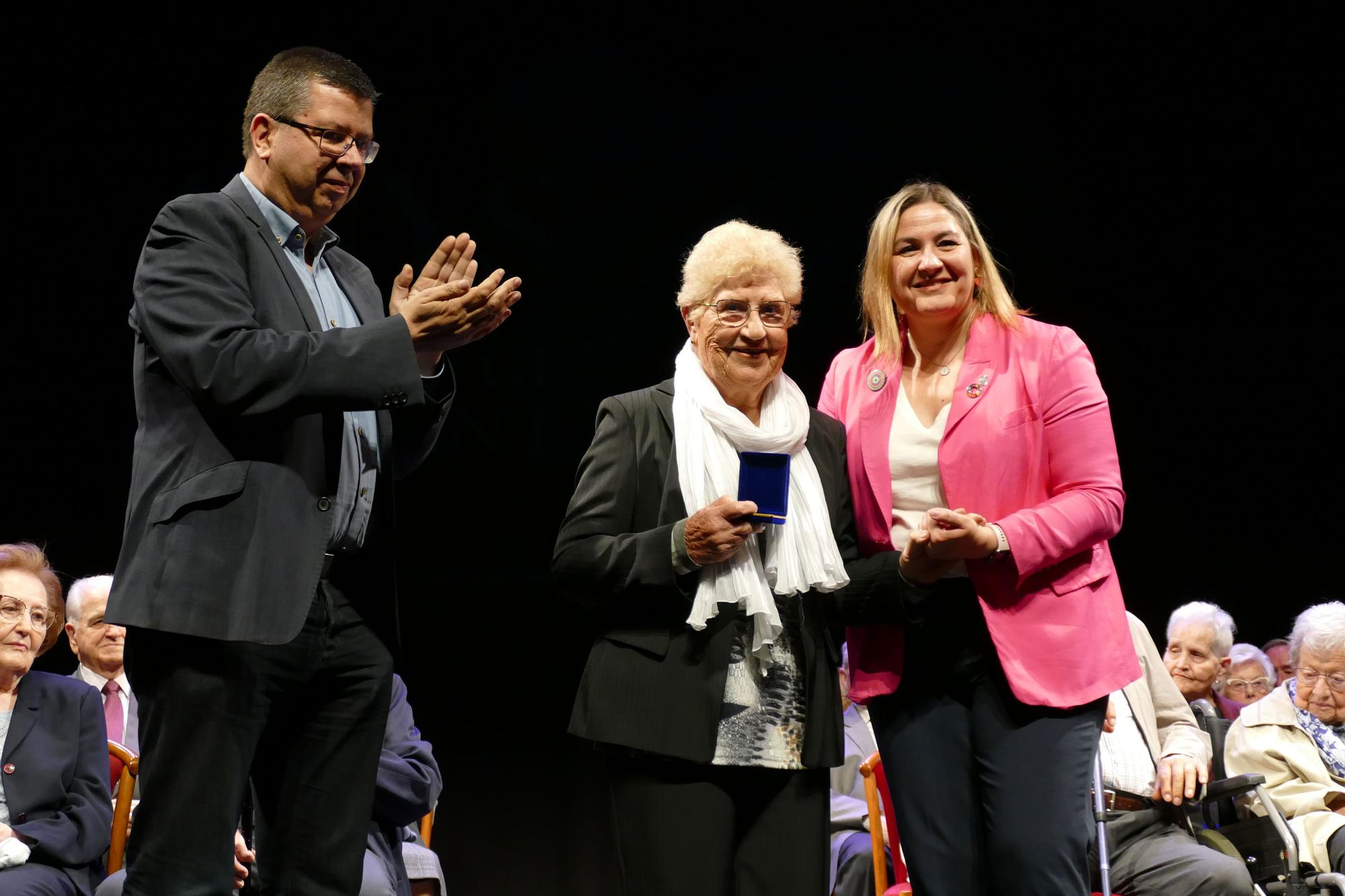 Totes les imatges de l'acte d'homenatge a les persones que celebren 90 anys aquest 2023