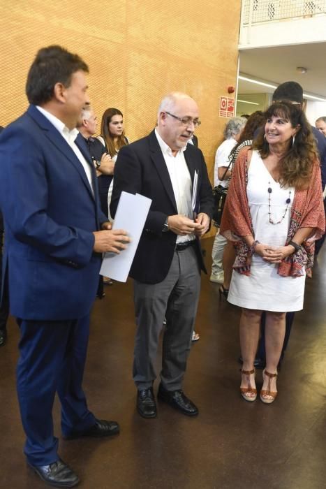 CANARIA. CABILDO INSULAR. LAS PALMAS DE GRAN CANARIA. Firma del pacto de Gobierno del Cabildo de Gran Canaria y presentación de las líneas estratégicas de trabajo. Fotos: Juan Castro  | 26/07/2019 | Fotógrafo: Juan Carlos Castro