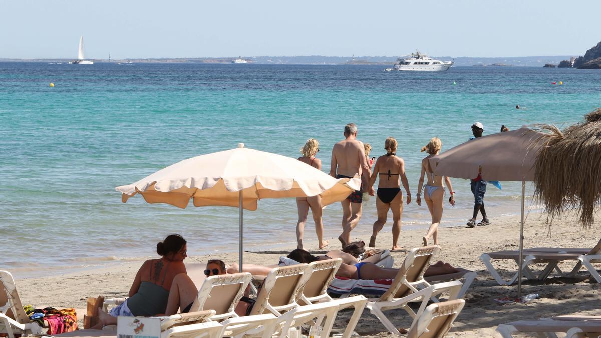 Intenso calor en Ibiza