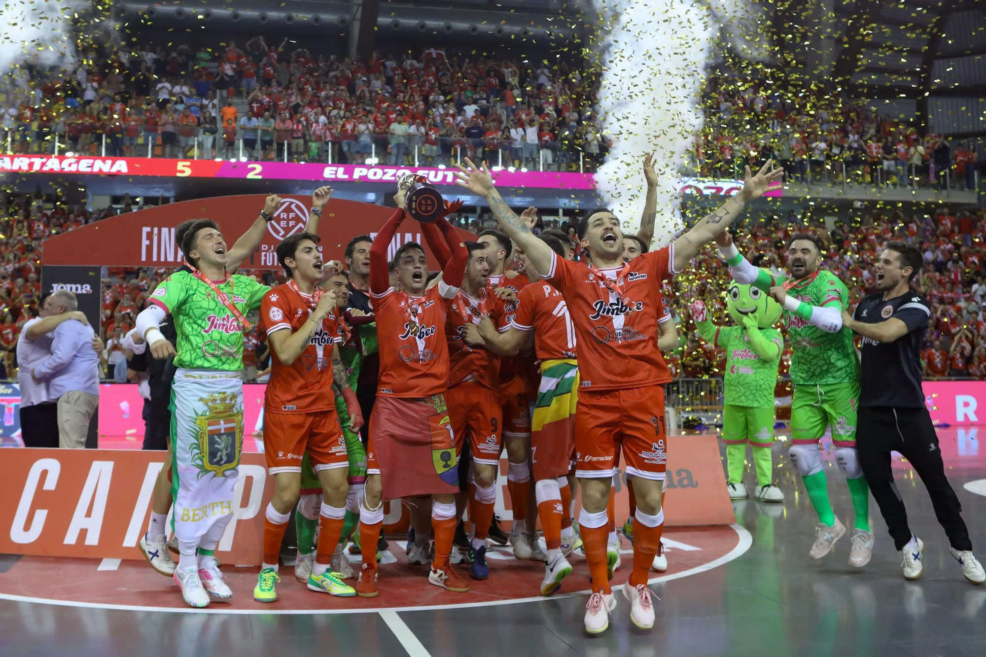Jimbee Cartagena aplasta a ElPozo Murcia y levanta el título por primera vez en su historia