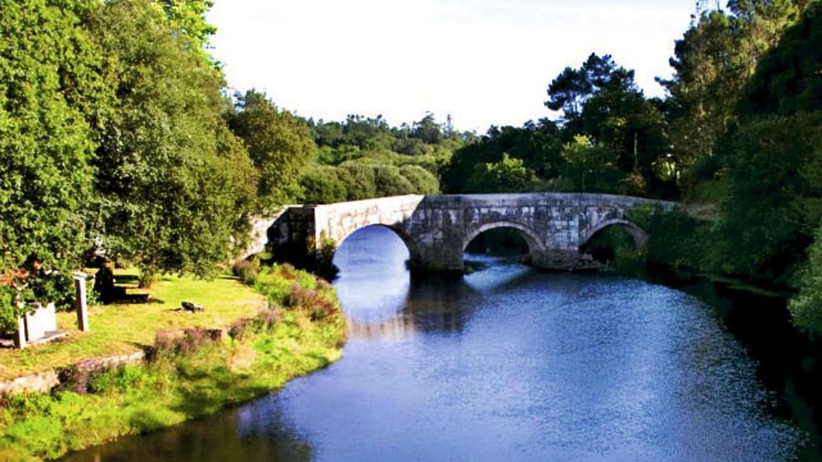 Outra vista da ponte sobre o Xallas 