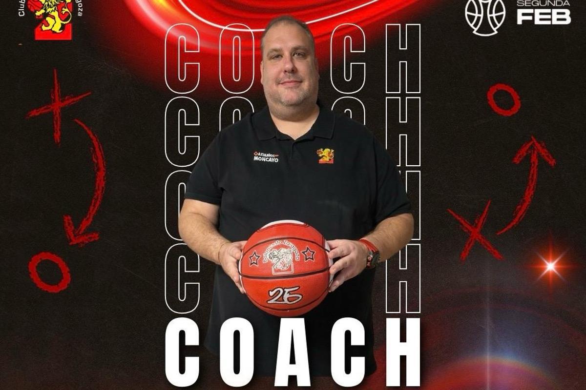 Cartel de presentación del nuevo técnico del CBZ