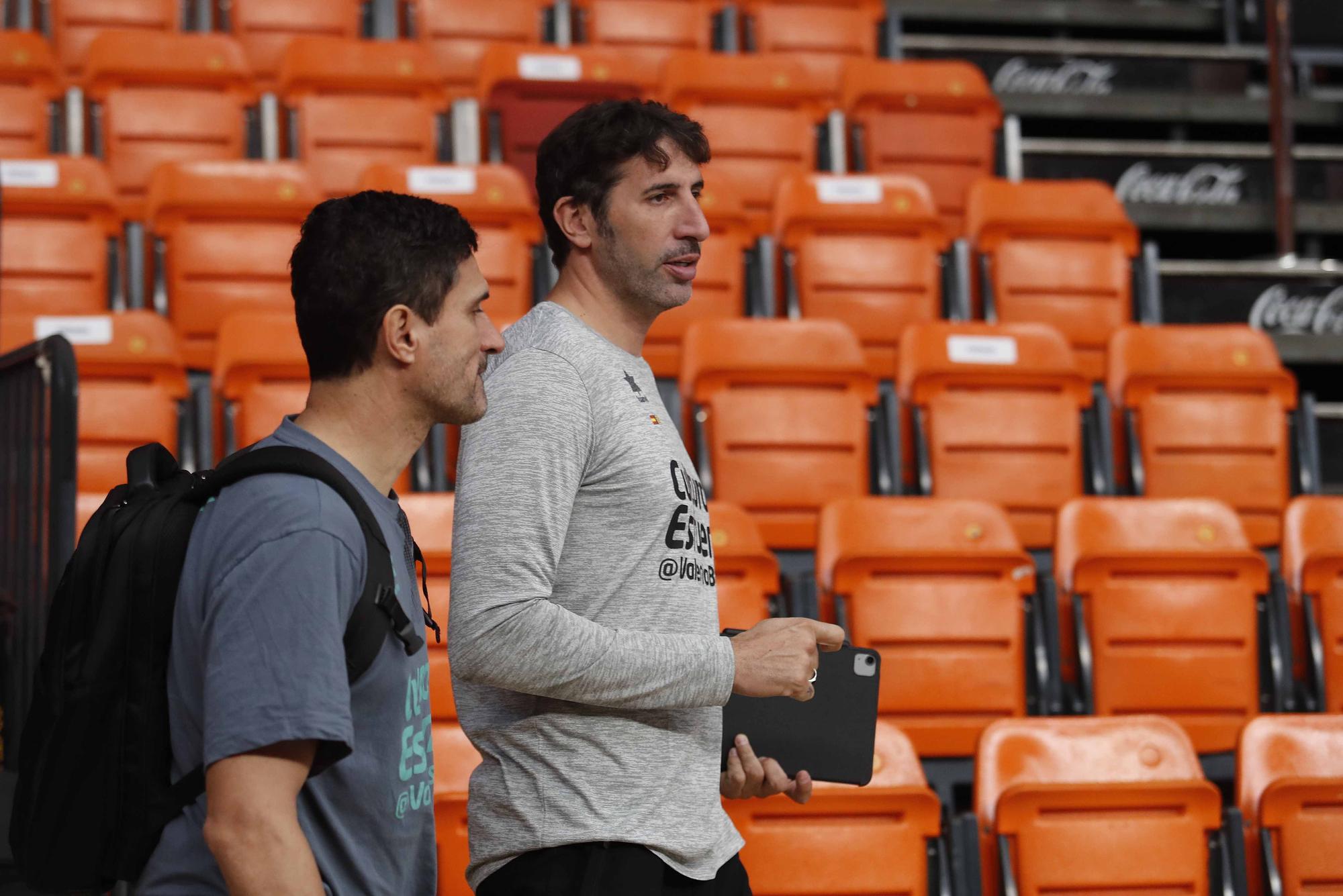 Así fue la sesión de entrenamiento para Valencia Basket