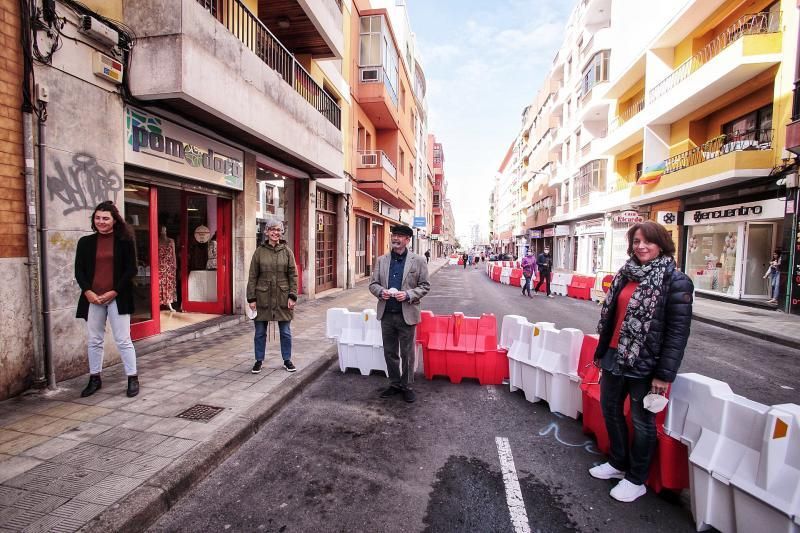 Peatonalización de la calle Heraclio Sánchez