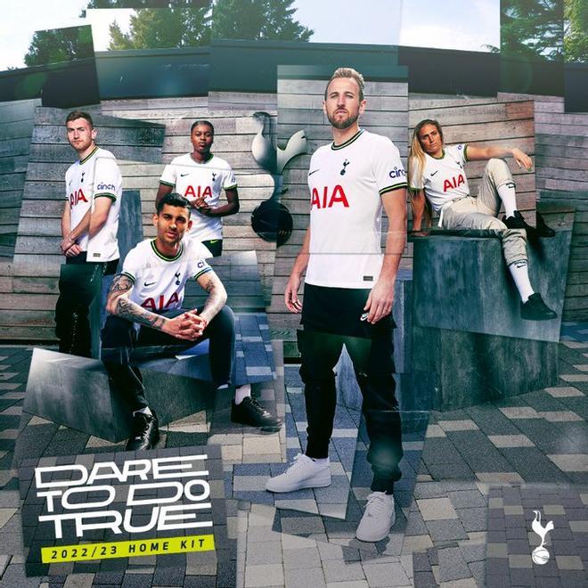 Así es la nueva camiseta del Tottenham para la temporada 2022/23