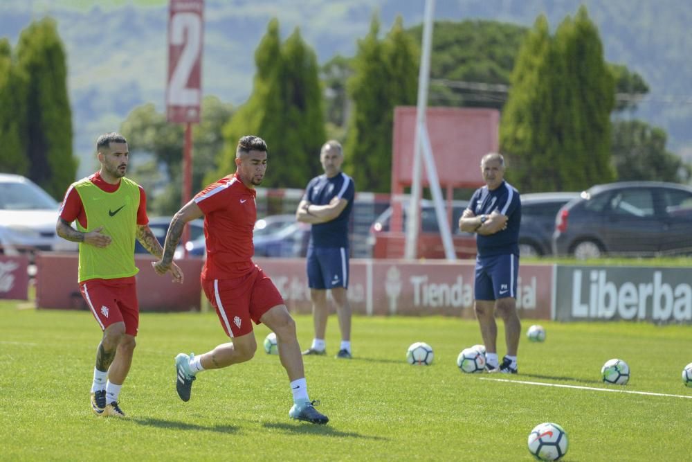 Entrenamiento del Sporting