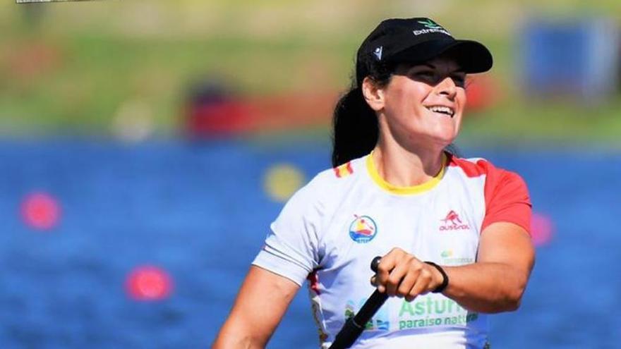 Inés Felipe, campeona de Europa de paracanoe