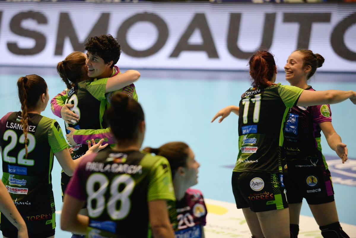 Primer partido de la final de la EHF European Cup entre el Rincón ...