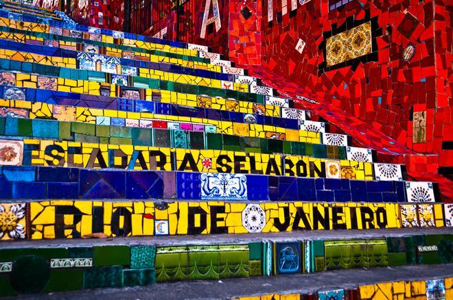 La escalera de Selarón en Río de Janeiro
