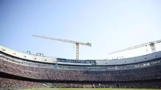 El espectacular vídeo con un dron del Barça: la tercera gradería del Spotify Camp Nou, casi acabada