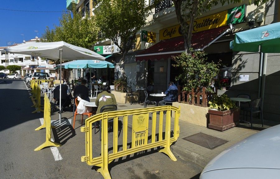 Así afrontan la alerta 3 los restaurantes y terrazas de Santa Brígida