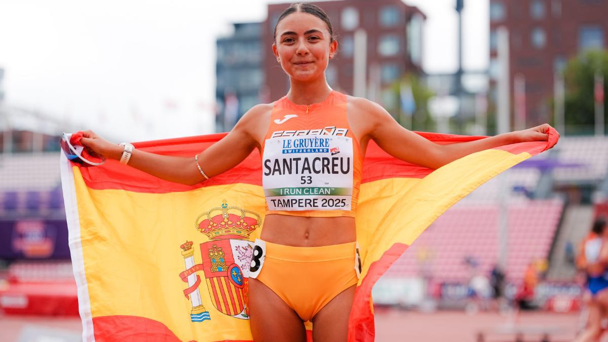 Sofía Santacreu apunta a gran estrella del atletismo