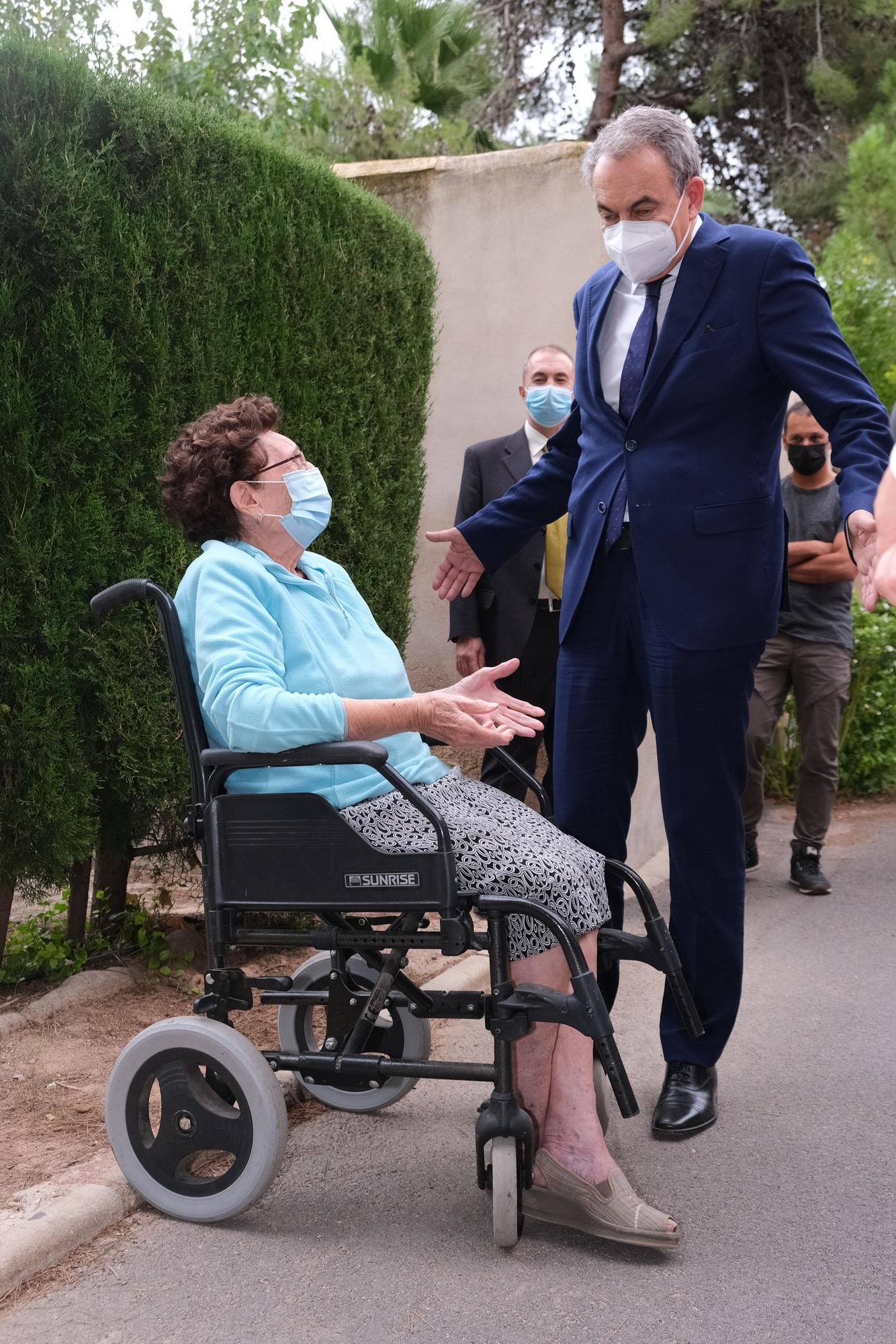 Visita del expresidente Jose Luis Rodríguez Zapatero al Fondó de Monóvar, última sede del gobierno Republicano