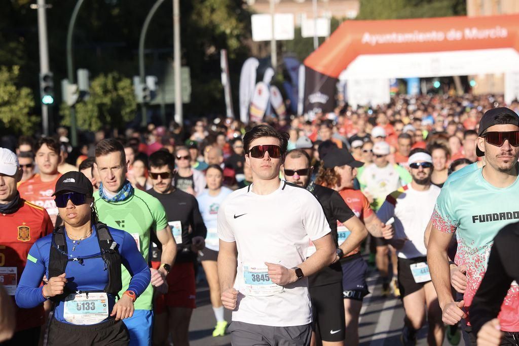 Las mejores imágenes de la TotalEnergies Maratón Murcia Costa Cálida