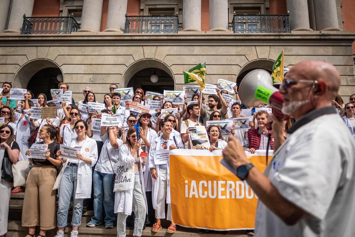 Huelga de médicos en Tenerife