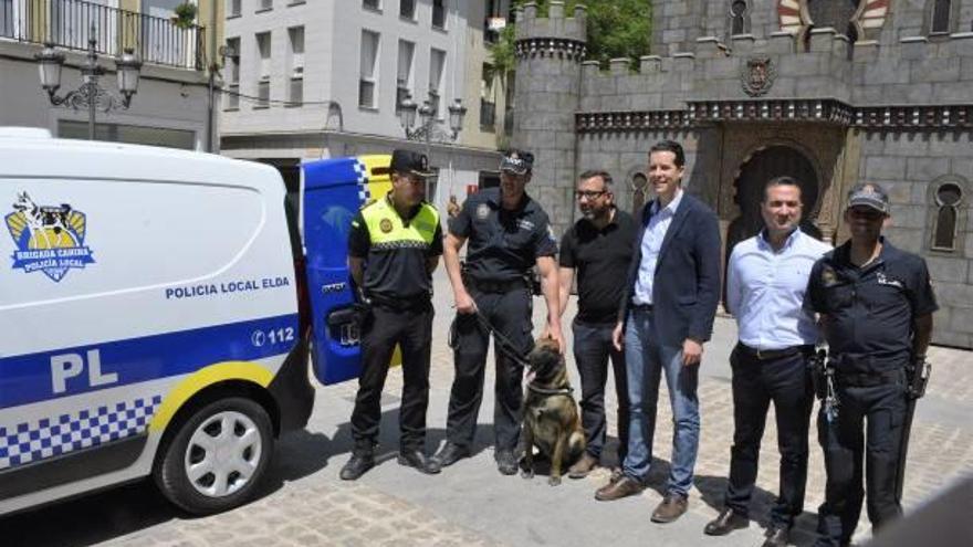 La brigada canina comenzará a patrullar durante las fiestas