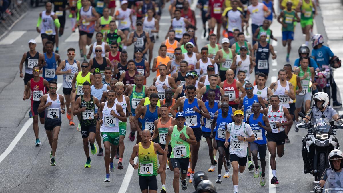 Participantes en una San Silvestre