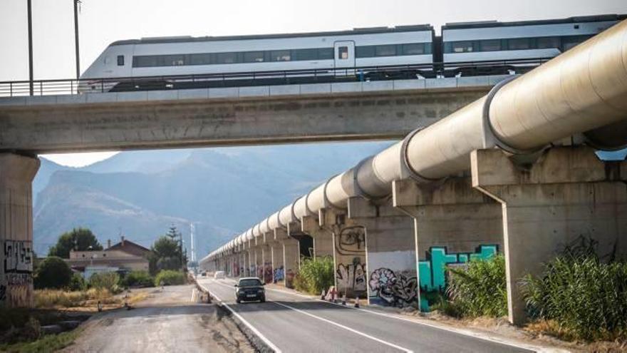 La carretera de los tubos reabre tras su cierre por obras del AVE