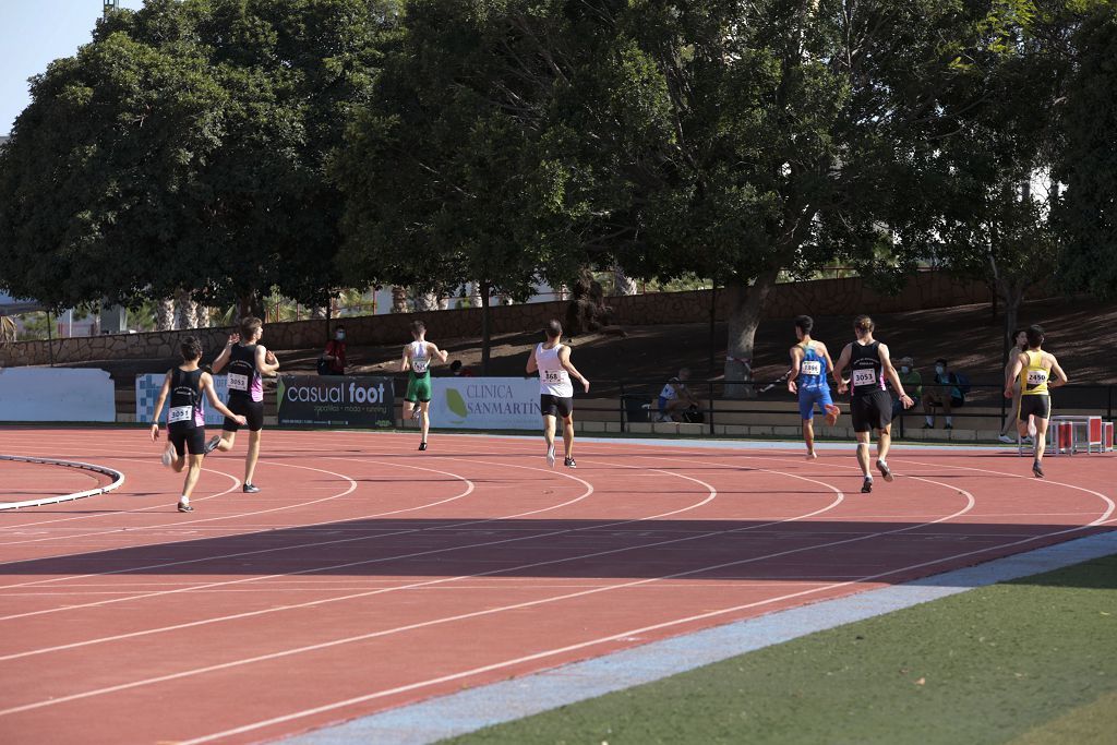 Campeonato regional de atletismo. Primera jornada