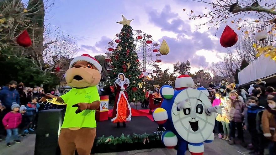 Navidad en el Parque de Atracciones de Zaragoza.